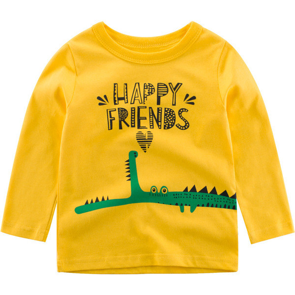 Bluza pentru copii de culoare galbena cu aplicatie-pentru baieti