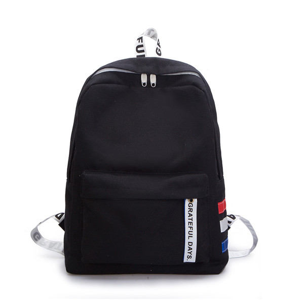 Rucsac pentru femei de zi cu zi cu o inscripție în cinci culori