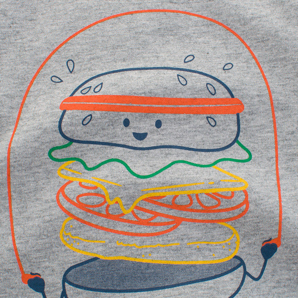 Bluza pentru copii pentru baieti in gri cu aplicatie