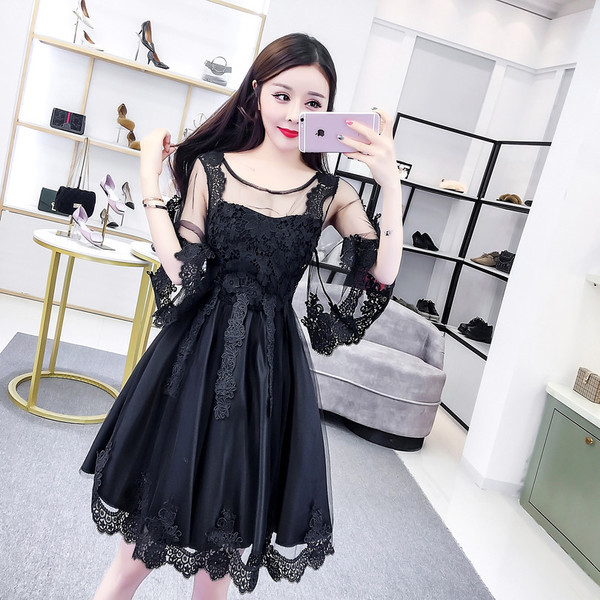 Rochie de dama actuala din dantela in mai multe culori