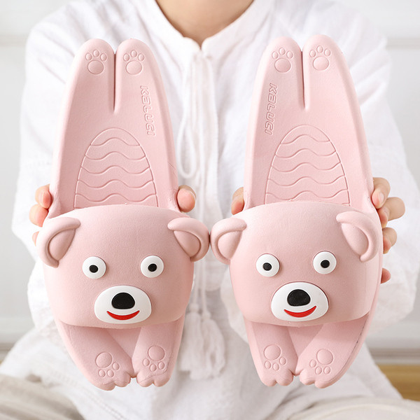 Papuci moderni pentru barbati si femei in forma de urs