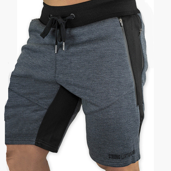 Pantaloni scurți casual pentru bărbați cu cravate și buzunare în trei culori