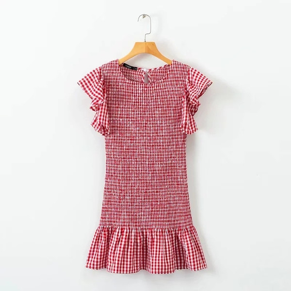 Rochie de dama cu decolteu in doua culori