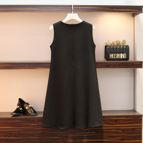 Rochie casual dama model lat in negru cu inimioare