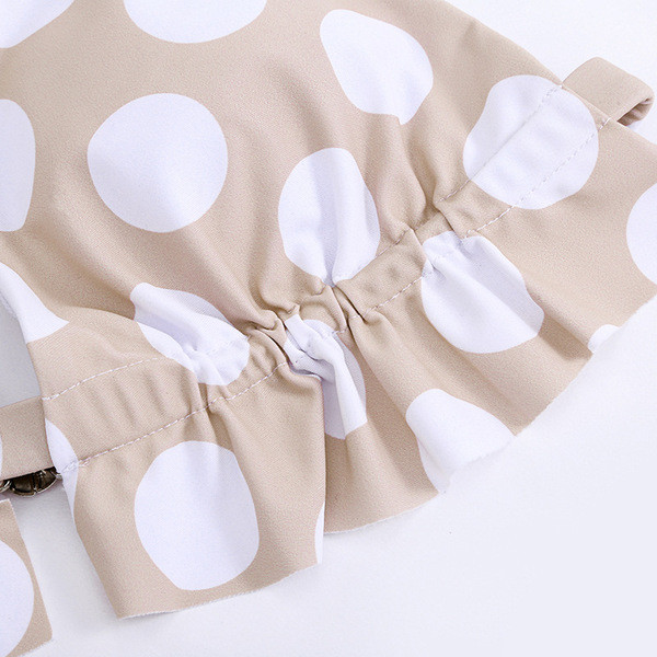 Costum de baie din două piese cu top cu puncte