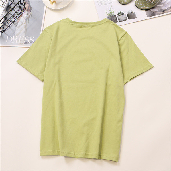 Tricou dama cu aplicare de culoare in mai multe culori