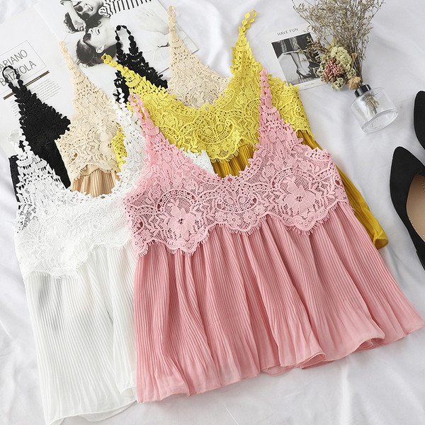 Maieu modern de dama in mai multe culori cu dantela