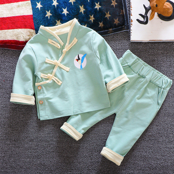 Set copii model nou pentru baieti si fete in verde si roz