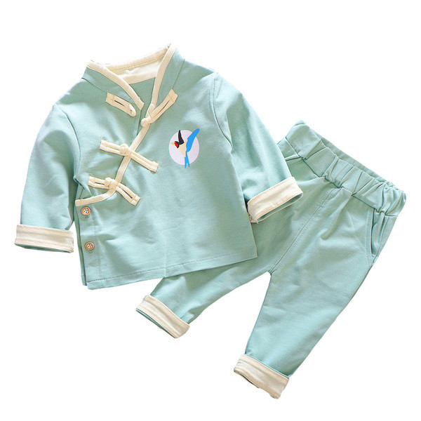 Set copii model nou pentru baieti si fete in verde si roz