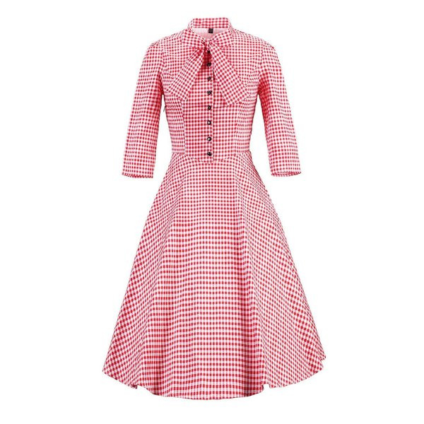 Rochie moderna de dama cu maneci lungi si guler clasic in trei culori