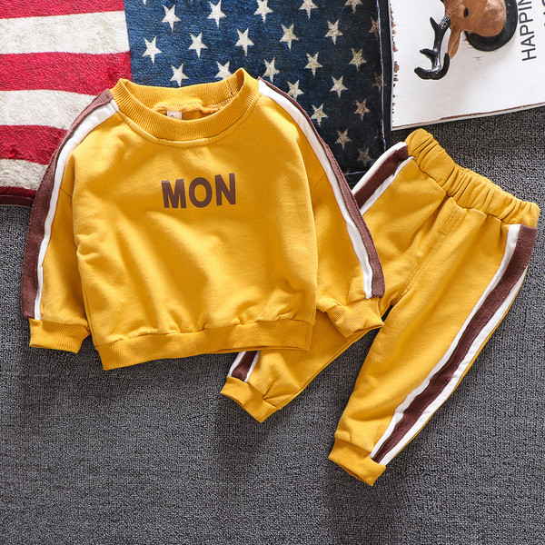 Set copii model nou din doua piese pentru baieti - trei culori