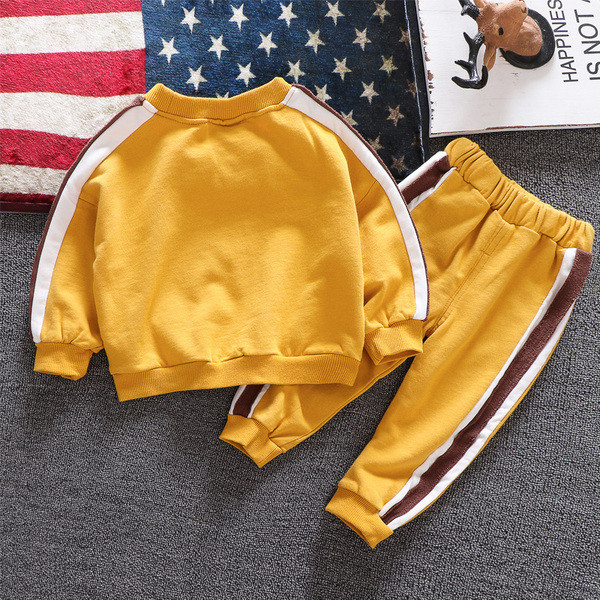 Set copii model nou din doua piese pentru baieti - trei culori