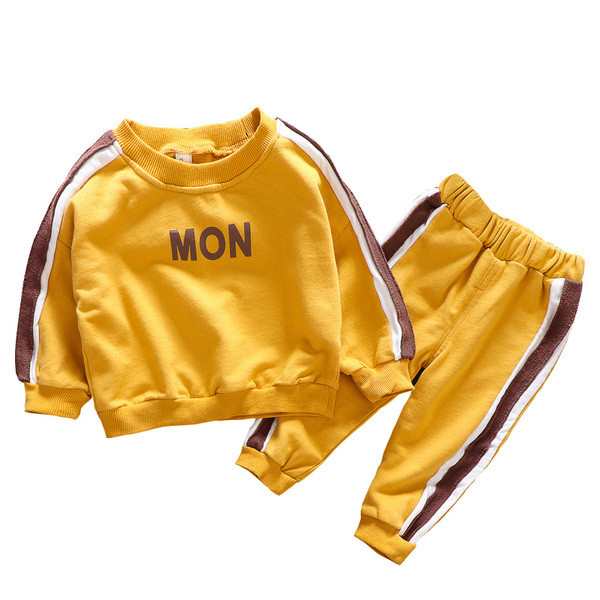 Set copii model nou din doua piese pentru baieti - trei culori