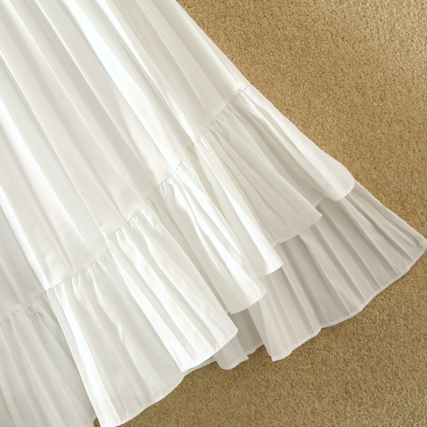 Fusta de dama model nou in alb si negru