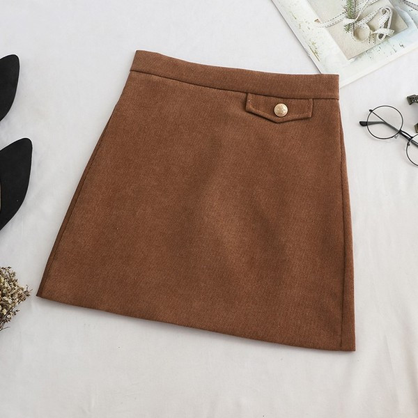 Fusta de dama eleganta in roz, gri, verde, negru si maro