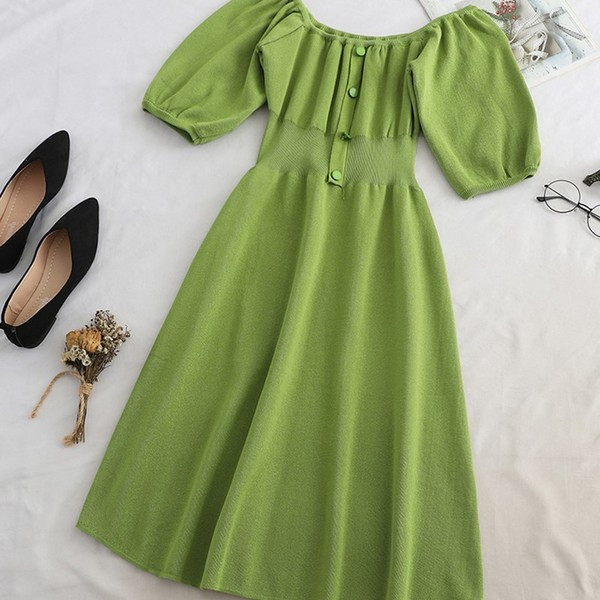 Rochie de dama decupata model nou cu umerii goi in mai multe culori