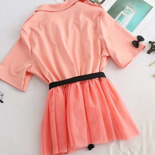 Camasa de dama eleganta model nou cu tul in mai multe culori