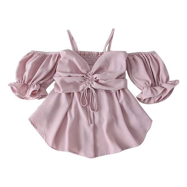 Bluza de dama moderna in mai multe culori cu cravate