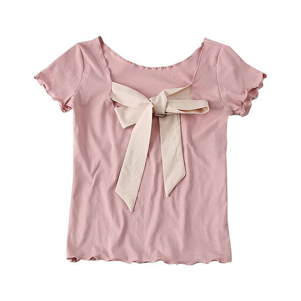 Tricou casual dama in mai multe culori cu cravate