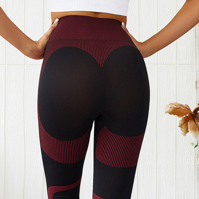 Női sport leggings magas derékkal