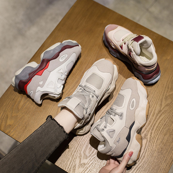 Model nou de adidasi de dama cu talpa aspra in trei culori