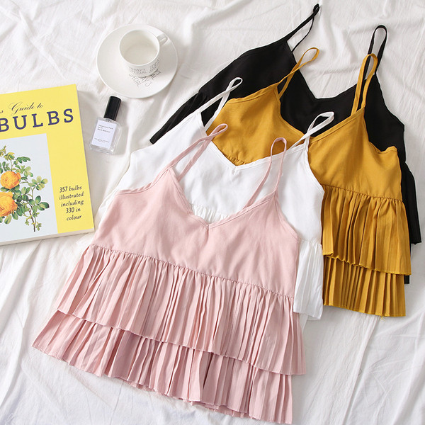 Maieu modern pentru femei, în patru culori, cu decolteu în V