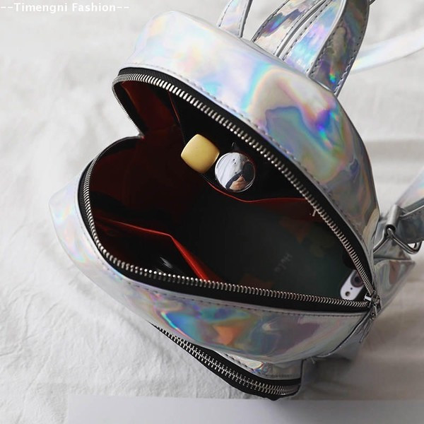 Modern női hátizsák két színben cipzárral