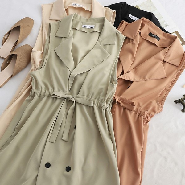 Új modell aktuális női ruha övvel - több színben