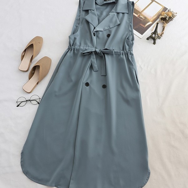 Új modell aktuális női ruha övvel - több színben