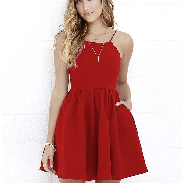 Csupasz hátú női ruha többféle színben