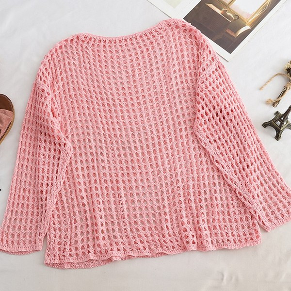 Aktuális női pulóver O-nyakkal - többféle színben