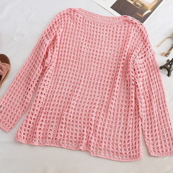 Aktuális női pulóver O-nyakkal - többféle színben