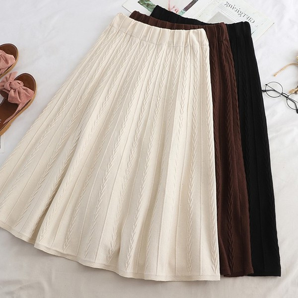 Új modell szabású női szoknya - három színben