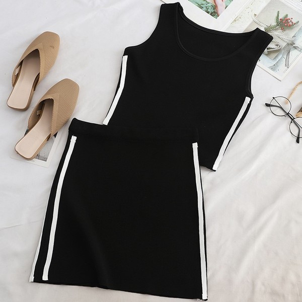 Napi szett női felső és szoknya - többféle színben