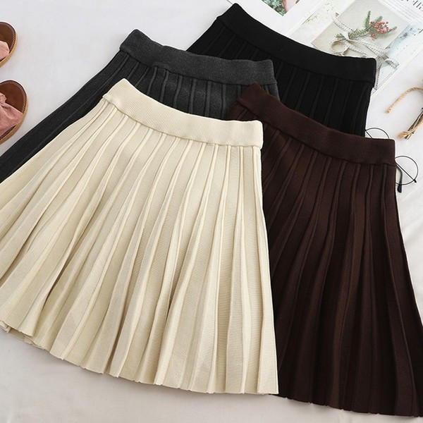 Modern női rakott szoknya - többféle színben