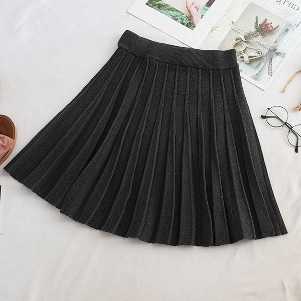 Modern női rakott szoknya - többféle színben