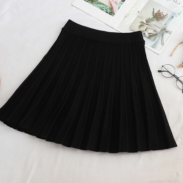 Modern női rakott szoknya - többféle színben