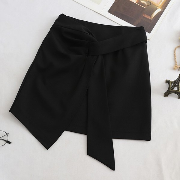 Új modell elegáns női szoknya szürke és fekete színben