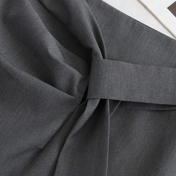 Új modell elegáns női szoknya szürke és fekete színben