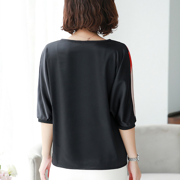 Modern női blúz két színben 3/4-es ujjal