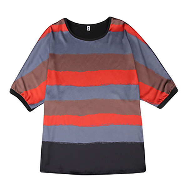 Modern női blúz két színben 3/4-es ujjal