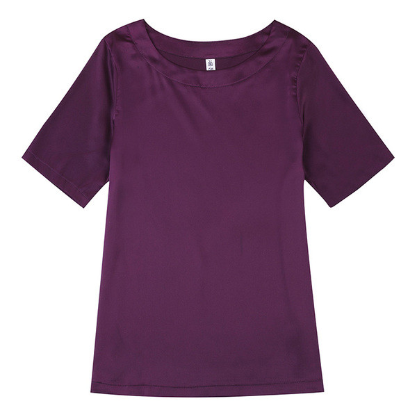 Aktuális női blúz három színben O-nyakkal