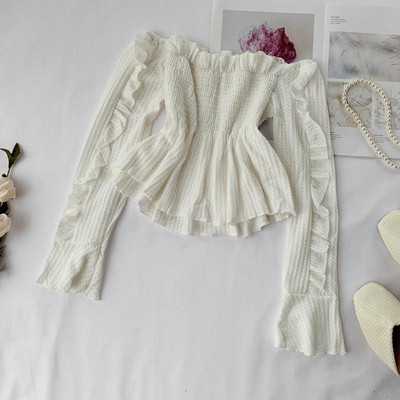 Modern női blúz fehér és fekete színben