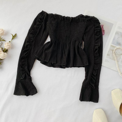 Modern női blúz fehér és fekete színben