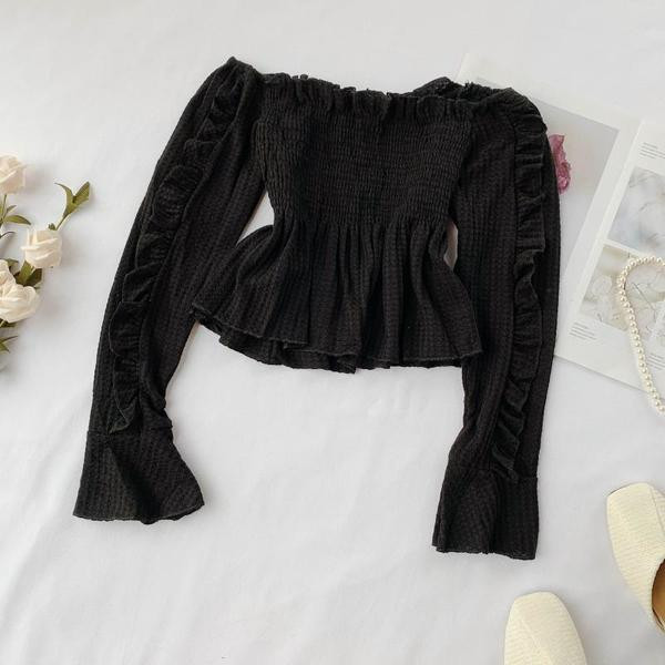 Modern női blúz fehér és fekete színben