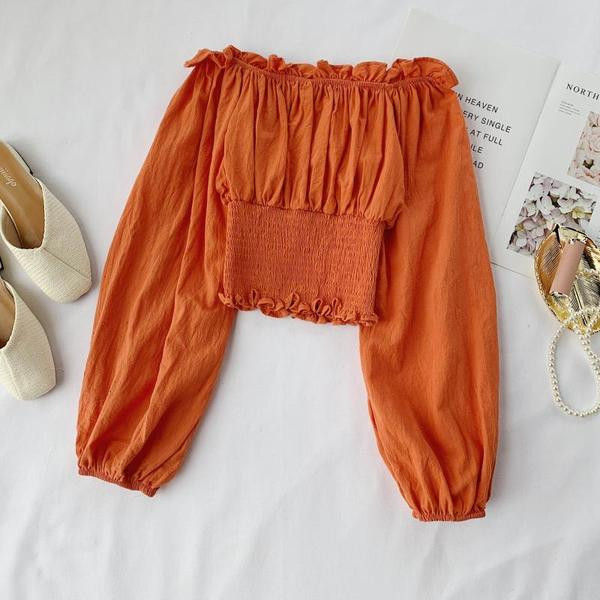 Csupasz vállú női blúz több színben