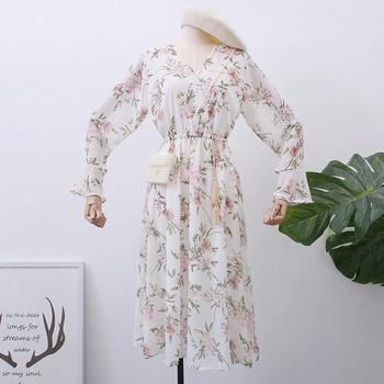 Új modell női ruha virágos motívumokkal - többféle színben