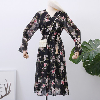 Új modell női ruha virágos motívumokkal - többféle színben