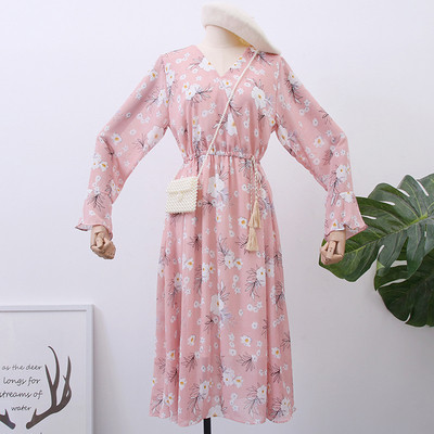 Új modell női ruha virágos motívumokkal - többféle színben