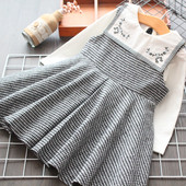 Modern kockás gyerekruha lányoknak